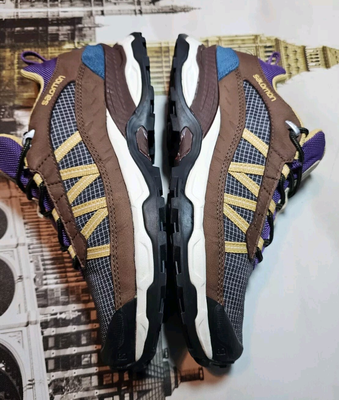 Salomon Shelter Low LTR 12 Vaniglia Ghiaccio Cioccolato Fondente Gorpcore Uomo Taglia 8 5