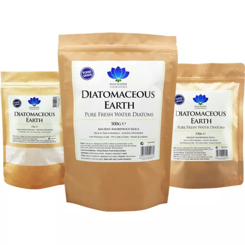 Diatomaceous Earth - Pure Food Grade Nutri DE Powder - Pack Size Options