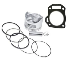 Piston and Rings Kit with Free Head Gasket Compatible with Honda GX160 5.5 HP
