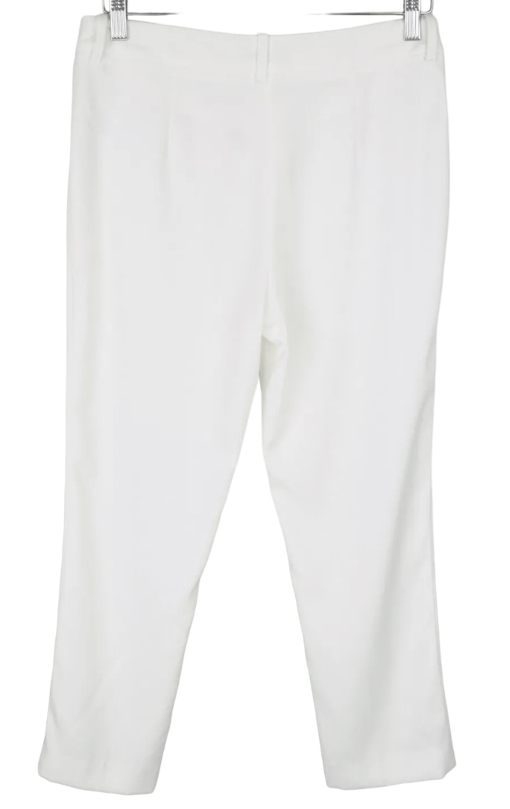 COP COPINE Skaiti Trousers Women's (EU) 38 Cropped Zip Fly Stretch