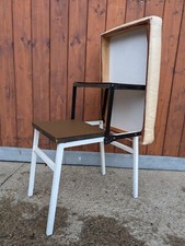 Vintage Ottoman Footstool Retro Pouf Mid Century Stool 70s 3