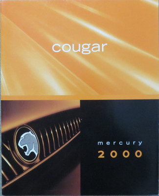 2000 Mercury Cougar USA Falt Prospekt Brochure, 16 Seiten