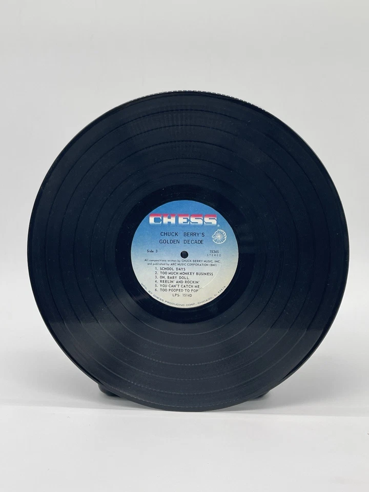 CHUCK BERRY'S GOLDEN DECADE 2-LP SET VG+ VINYL RECORD GATEFOLD CHESS - Image 4 of 4