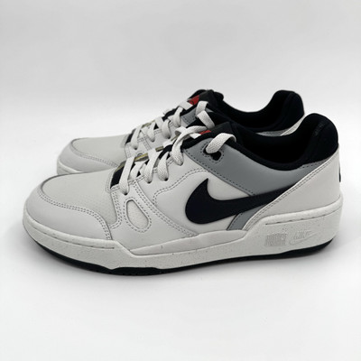 Nike Full Force Low Lifestyle Shoes White Black Pewter Sail