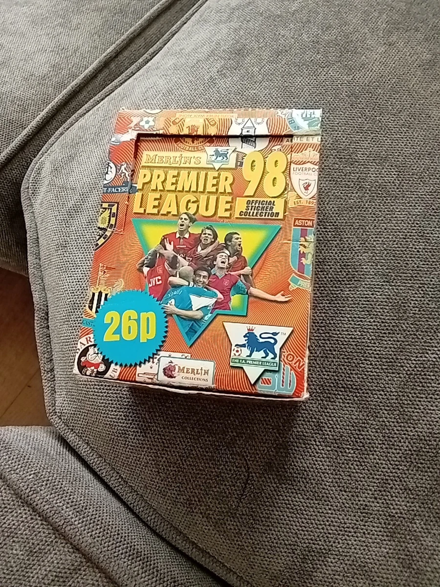 RARE !! Pochette PREMIER LEAGUE 1998 bustina, tüte