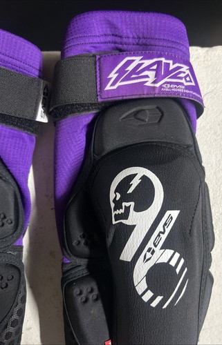 EVS Slayco96 Knee Guards - S/M - Axell Hodges Signature Edition Purple Black - Picture 4 of 7