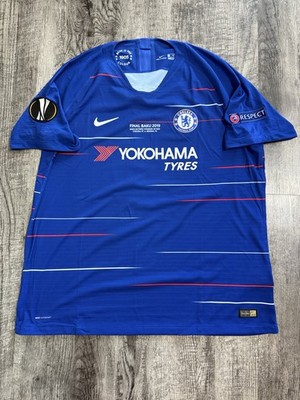 Eden Hazard Chelsea Jersey Nike 18/19 Vaporknit Europa League Sz