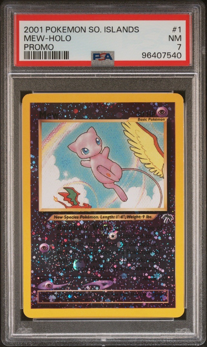 2001 POKEMON SO. ISLANDS MEW-HOLO PROMO #1 NM PSA 7 | eBay