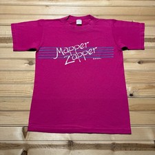 Vintage 80s Mapper Zapper Sperry Single Stitch Graphic T-Shirt USA Made Small