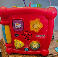 VTech Busy Learners Activity Cube Learning Toy for Infant Toddlers Light Sound