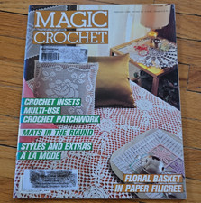 Magic Crochet Magazine Feb 1988 Issue 52 Illustrated Crochet Patterns