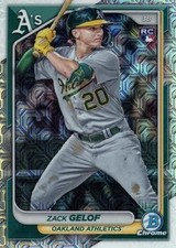 2024 Bowman #14 Zack Gelof Chrome Mojo Refractors