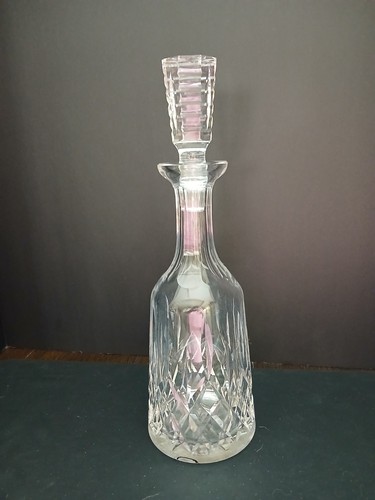 Waterford Crystal Lismore 13.5" Wine Decanter & Stopper-Discontinued-Shape 