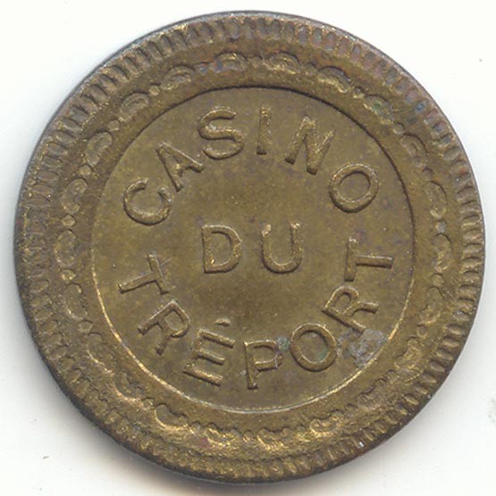 Casino du Treport 75 Token, A Consommer, Brass, France