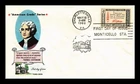 US COVER AMERICAN CREDO THOMAS JEFFERSON FIRST DAY ISSUE FLUEGEL CACHET