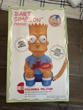 Bart Simpson Vintage Novelty Corded Landline Phone with Box