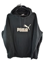 PUMA Black Hoodie size Uk 18 Womens Pullover Jumper Casual Outdoors Outerwear