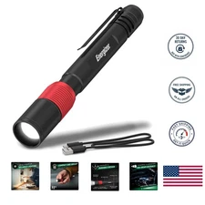 Bright and Durable X-400 Pen Flashlight - Rechargeable, Lightweight & Handy