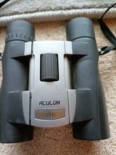 Nikon Aculon A30 Compact Binoculars 10x25 Black Silver in working condition vgc