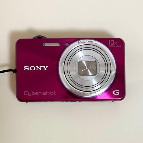 SONY Cyber shot DSC-WX170 18.2MP 10x Digital Camera Pink Tested