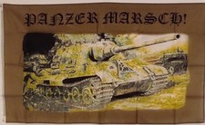 Fahne / Flagge 150x90cm  PANZER MARSCH,  a