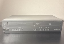DV225MG9 VCR DVD Magnavox Combo VHS 4 Head Hi Fi Tested Working, No Remote