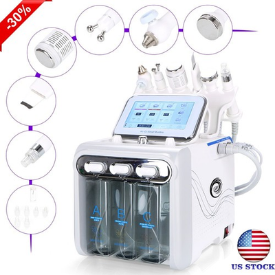 #ad 6 In1 Hydra Water Facial Cleaner Aqua Peel Dermabrasion Beauty Spa Machine $167.99