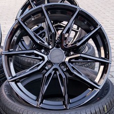 19 Zoll Alufelgen RW02 f&uuml;r Mercedes GLA 35 45 45S GLB AMG F2B 250e Schwarz