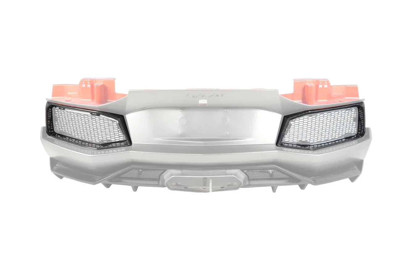 Rear bumper grill grid surround set AND grills for Lamborghini Aventador LP700