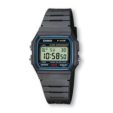 Casio F91W Classic Resin Strap Digital Waterproof Sport Watch - Black