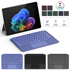 Wireless Keyboard Backlit Type Cover Magnetic for Microsoft Surface Pro 12''2025