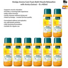 Kneipp Aroma Care Foam Bath Muscle Relaxation with Arnica Extract 8 x 400 ml