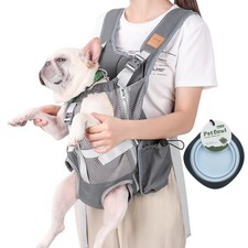 Dog Carrier Backpack - Legs Out Front Facing Pet Carrier Backpack for Small M...
