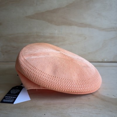 KANGOL Tropic Ventair 504 Sz M Orange Flat Cap DS NWT RARE COLOR NEW W/ TAGS