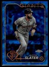 2024 Topps Chrome Update Sapphire Edition Austin Slater #USCS261 Giants