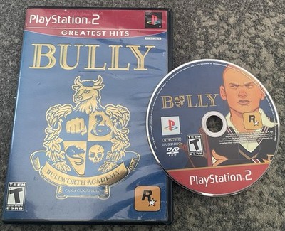 BULLY PS2 Disc & Case No Manual Map Greatest Hits Rockstar Games PlayStation