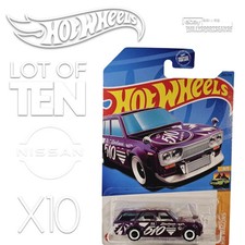 Lot Of 10: Hot Wheels Nissan Datsun Bluebird Wagon 510 HW Wagons 2023 JDM
