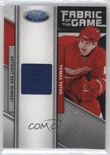 2011-12 Certified Fabric of the Game Materials 55/399 Tomas Tatar #52 1x1