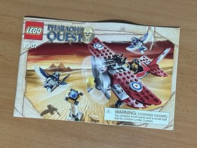 LEGO Pharaoh's Quest Flying Mummy Attack Set 7307 Box AND Instructions ONLY