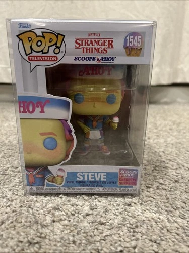 Steve Harrington Stranger Things Funko Pop Scoops Ahoy Sherbet Sunrise W/ Case