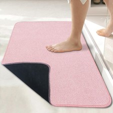 Bath Mat,Ultra Thin Bathroom Runner Rugs,Large Bath Mats for Bathroom,Quick D...