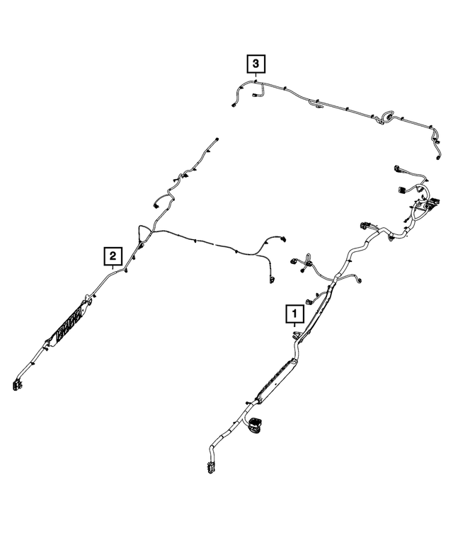 Genuine Mopar Chassis Wiring 68530989ab