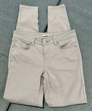 Prana Pants Women 4 Gray Briann Skinny Stretch Tapered UPF 50 Outdoor Hiking