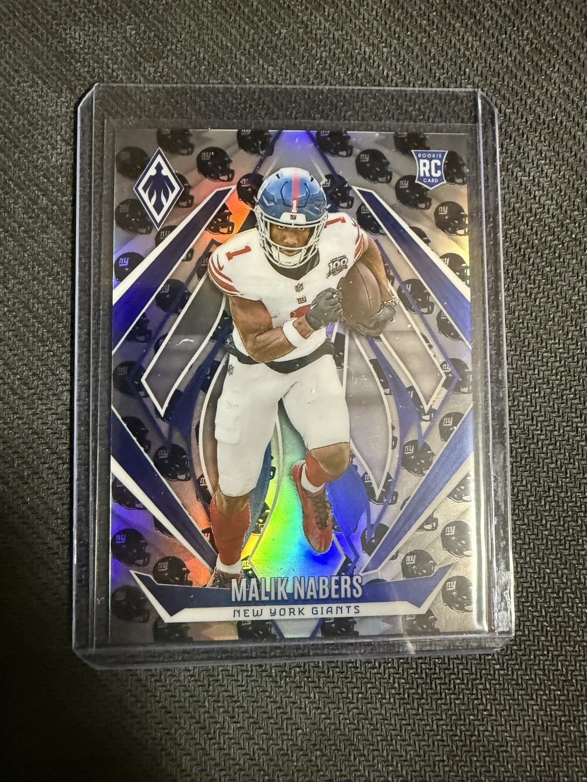 2024 Panini Phoenix - Rookies Malik Nabers #221 Team Helmet /399 (RC)