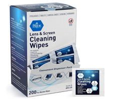 Lens and Screen Cleaning Wipes for Eyeglasses, Devices, Anti-Fog, Anti-Static, P