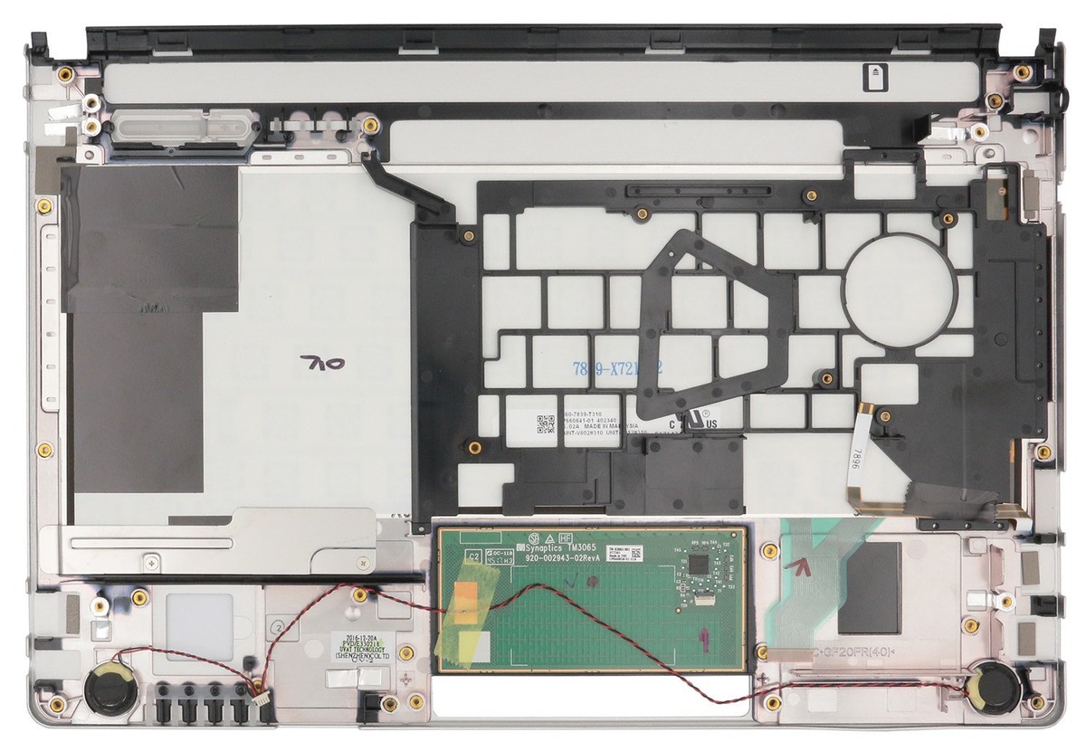 Original US Keyboard w/ Upper Palmrest for Fujitsu LIFEBOOK S