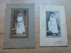 Lot 10 photos early 20th century young girls in costume of Communiante Eugène PIROU
