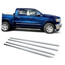 Chrome Body Side Molding Trim Mouldings Compatible with 2019-2021 Dodge Ram