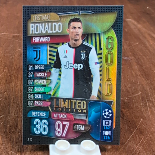 Topps 2019-20 Match Attax US Ed Golden Squad Cristiano Ronaldo LE12 Juventus
