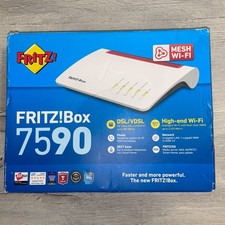 AVM Fritz!Box 7590 Dual Band WiFi router with VDSL2, VOIP, PBX, VPN, DECT, Mesh